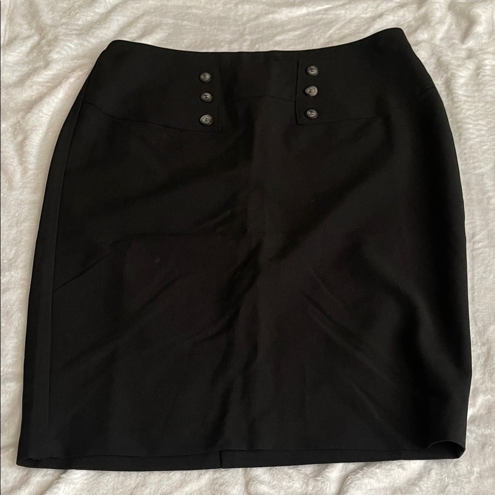 NYCC Black Women's Skirt with buttons